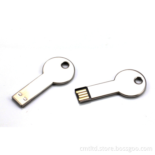 Key Round Style Custom USB Flash Drive Can Take Oxidised and Laser Engrave Logo